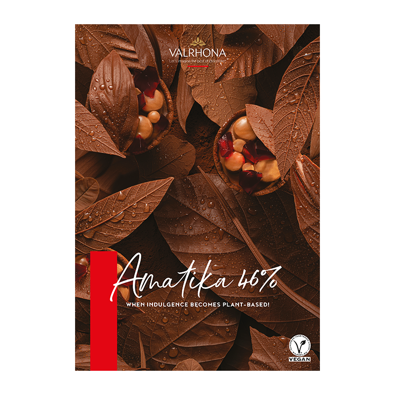 Amatika 1000g. 46% Vegan Choklad. Block