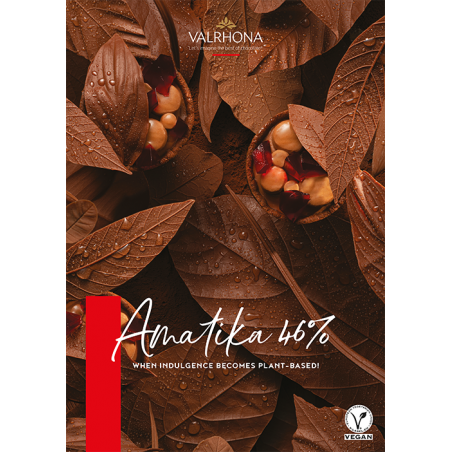 Amatika 1000g. 46% Vegan Choklad. Block