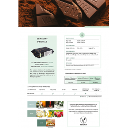 Amatika 1000g. 46% Vegan Choklad. Block