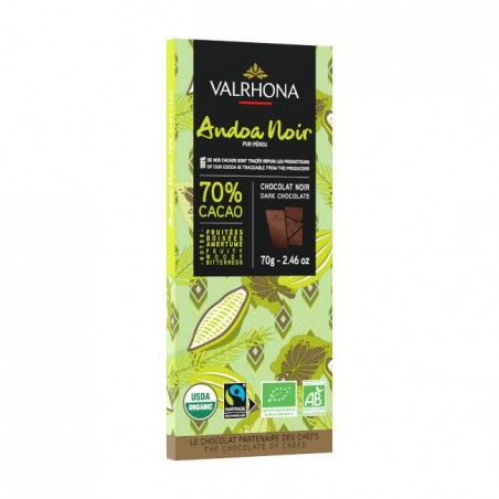 Andoa Noir 70% Ekologisk 70 gr kaka