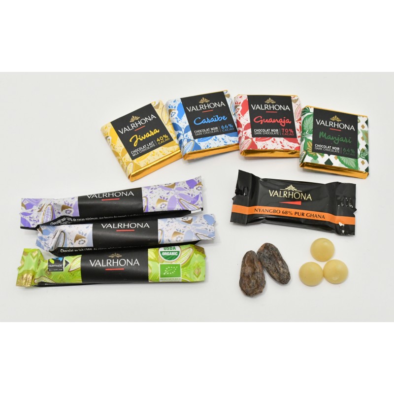 Chokladprovningskit 10 produkter.